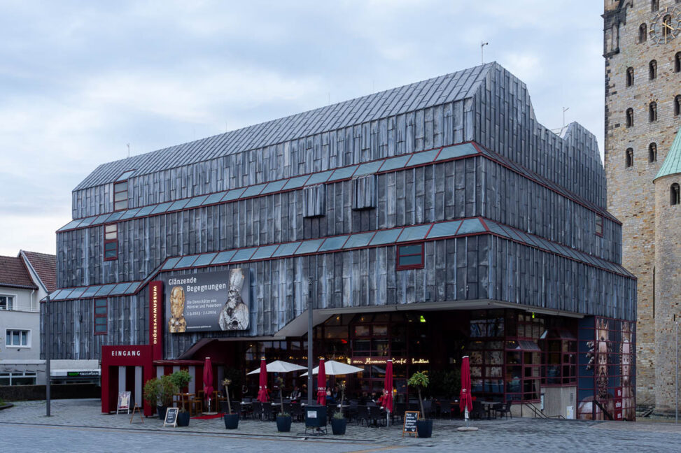 Paderborn, former department store Steinberg & Grünebaum and Gymnasium Theodorianum