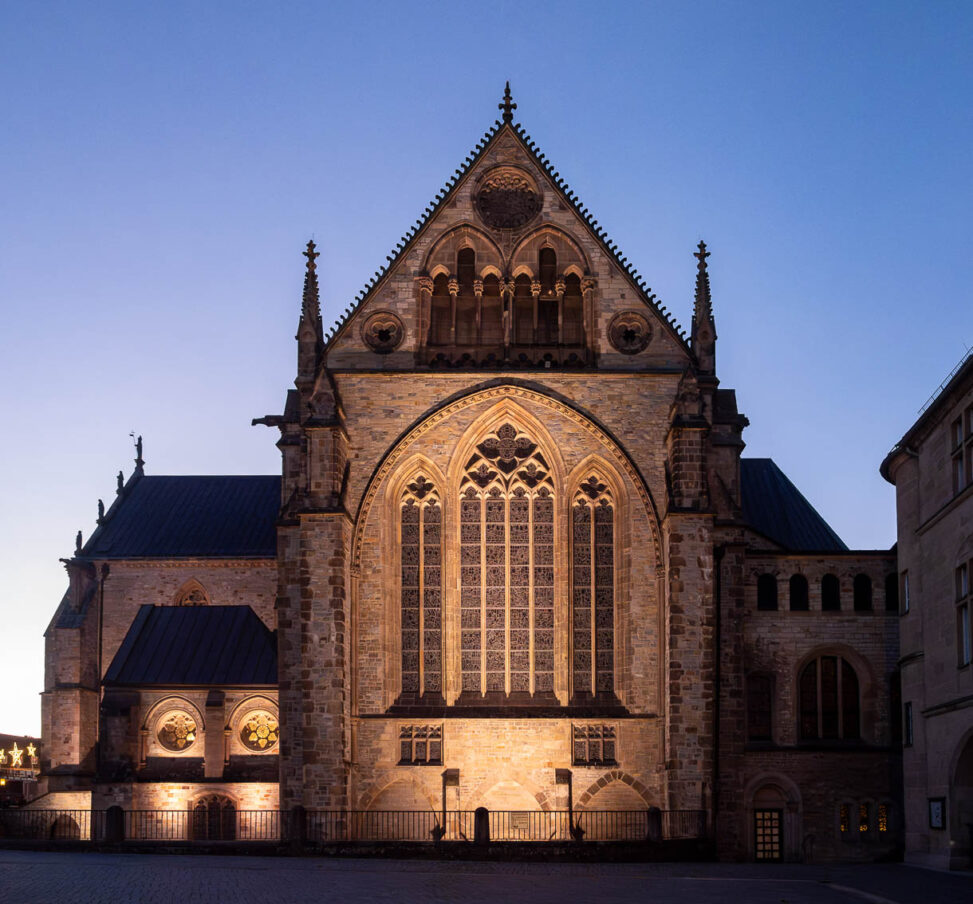 Hoher Dom zu Paderborn, Ostseite